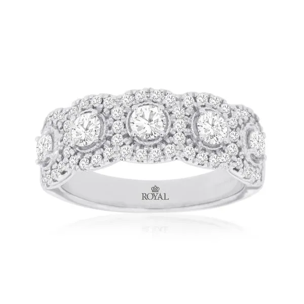 14Kt White Gold Diamond Wedding Band Tena's Fine Diamonds and Jewelry Athens, GA