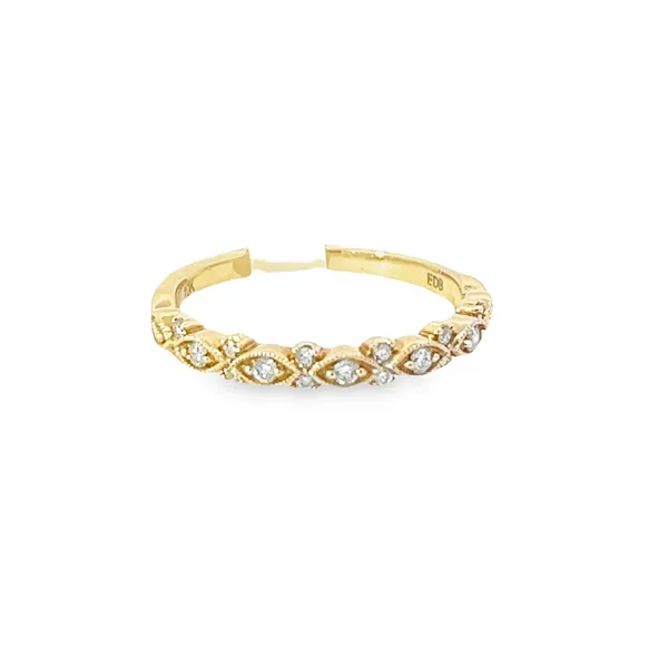 10K Yellow Gold 0.21ctw Diamond Stackable Band Tena's Fine Diamonds and Jewelry Athens, GA