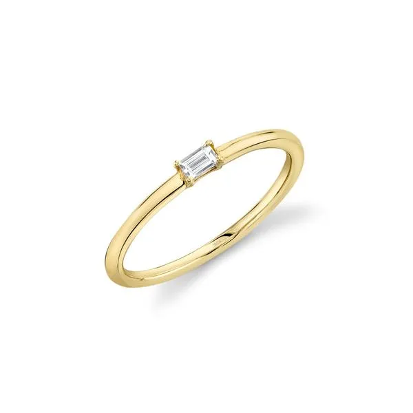 14K Yellow Gold Diamond Baguette Band Tena's Fine Diamonds and Jewelry Athens, GA