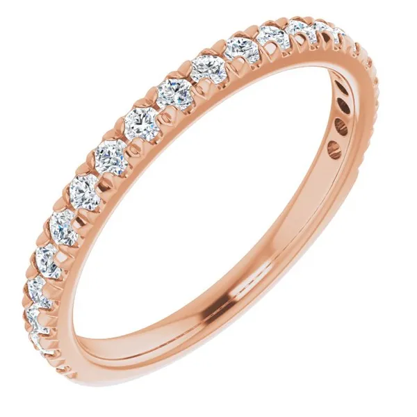 14Kt Rose Diamond French Set Band Tena's Fine Diamonds and Jewelry Athens, GA