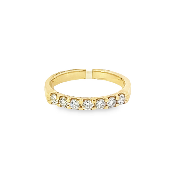 14K Yellow Gold Anniversary Ring Tena's Fine Diamonds and Jewelry Athens, GA
