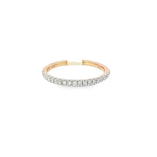 14 Karat Rose Gold Diamond Anniversary Band Tena's Fine Diamonds and Jewelry Elberton, GA