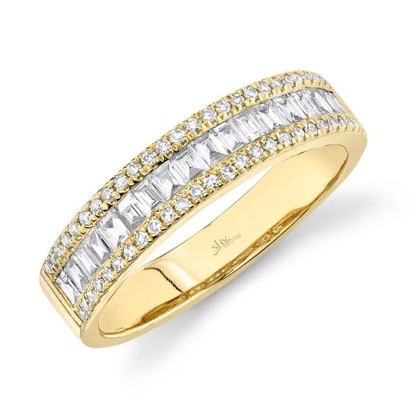 14Kt Yellow Diamond Baguette Band Tena's Fine Diamonds and Jewelry Athens, GA