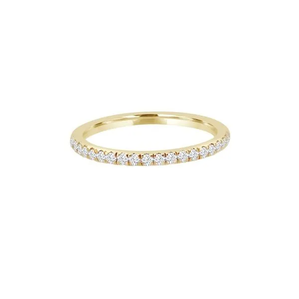 14Kt Yellow Pave Diamond Band Tena's Fine Diamonds and Jewelry Elberton, GA