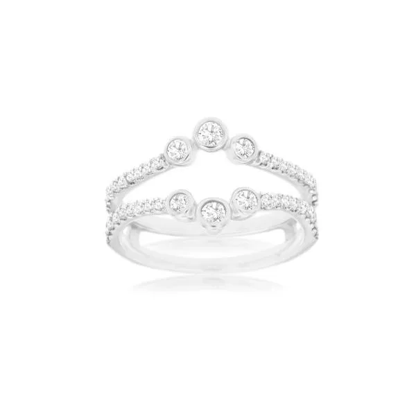 14K White Gold Ladies Diamond Insert Ring Tena's Fine Diamonds and Jewelry Athens, GA