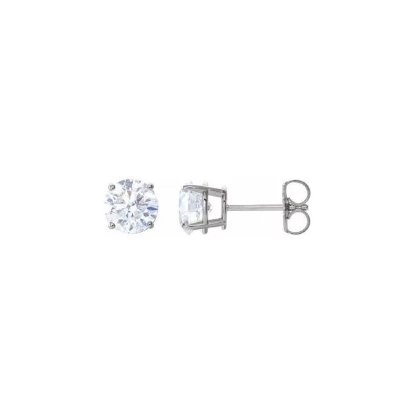 14K White Gold Diamond Stud Earrings Tena's Fine Diamonds and Jewelry Athens, GA