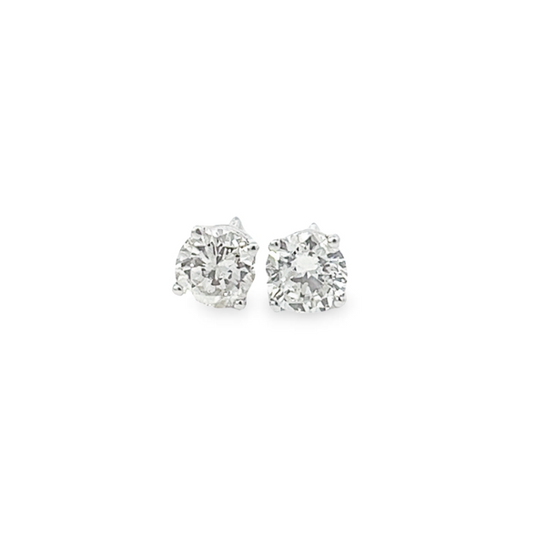14Kt White Diamond Stud Earrings Tena's Fine Diamonds and Jewelry Athens, GA