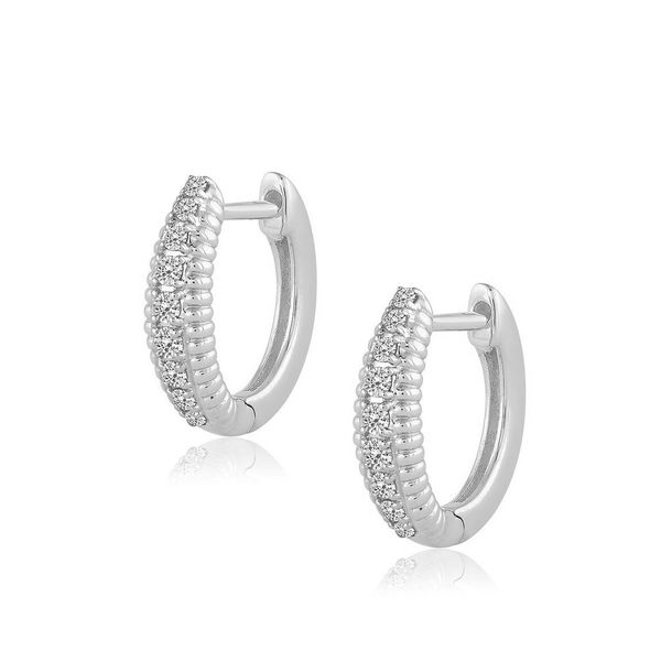 Diamond Huggie Earrings Tena's Fine Diamonds and Jewelry Elberton, GA