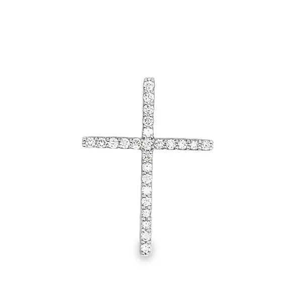 14K White Gold Cross Pendant Tena's Fine Diamonds and Jewelry Elberton, GA