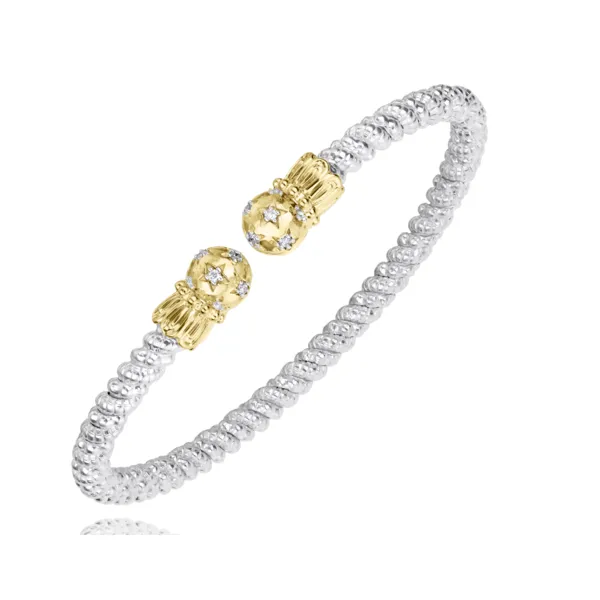 14Kt Yellow Gold and Sterling Silver Open Star Design Bracelet Tena's Fine Diamonds and Jewelry Elberton, GA