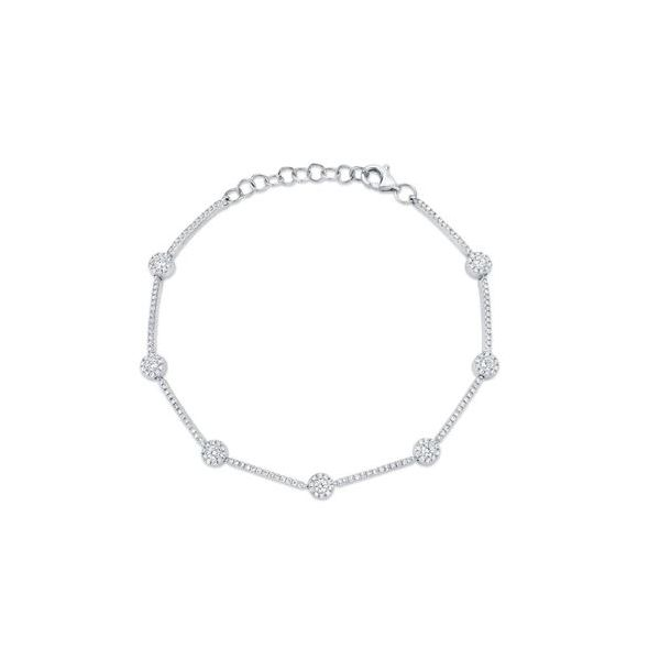 Shy Creation 14Kt White Gold Diamond Bracelet Tena's Fine Diamonds and Jewelry Athens, GA