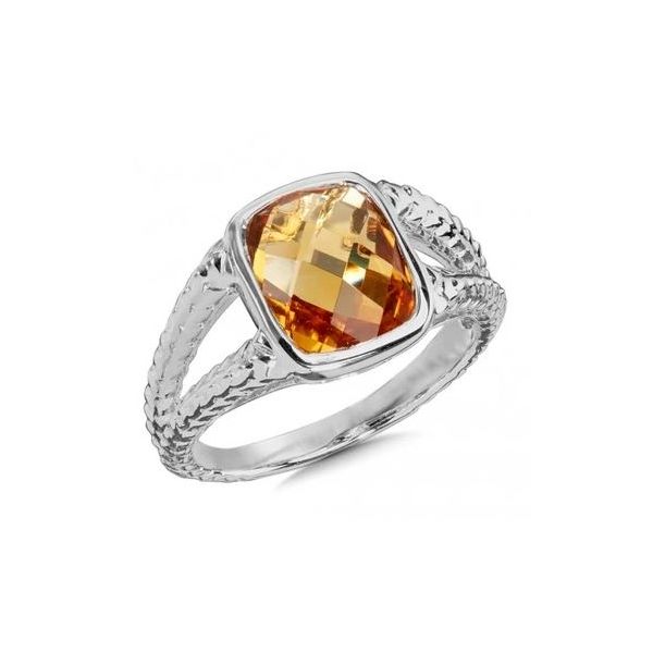 Sterling Silver Citrine Ring Tena's Fine Diamonds and Jewelry Athens, GA