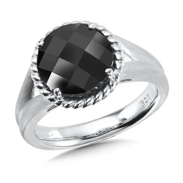 Sterling Silver Onyx Ring Tena's Fine Diamonds and Jewelry Elberton, GA