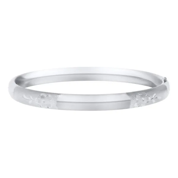 Childrens Sterling Silver Engraved Bracelet Tena's Fine Diamonds and Jewelry Elberton, GA
