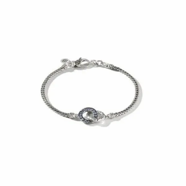 Classic Chain Hammered Silver Minichain Bracelet with Lobster Clasp Tena's Fine Diamonds and Jewelry Athens, GA