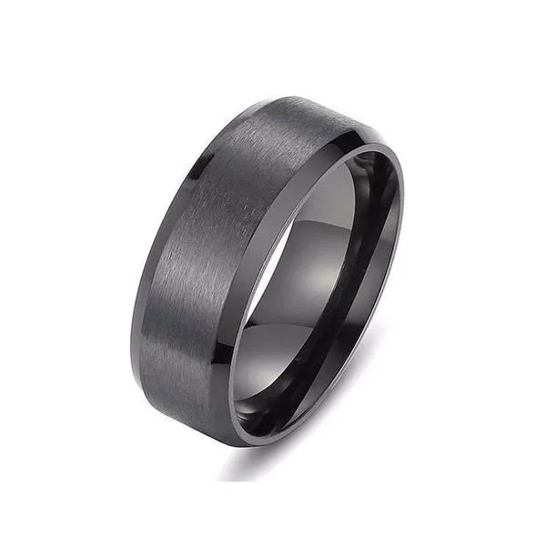 Black Ceramic Band Tena's Fine Diamonds and Jewelry Athens, GA