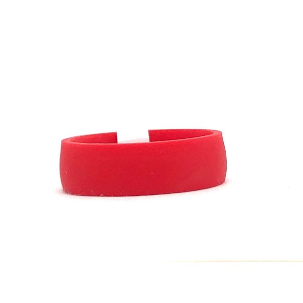 Silicone Red Wedding Band Ring Tena's Fine Diamonds and Jewelry Athens, GA