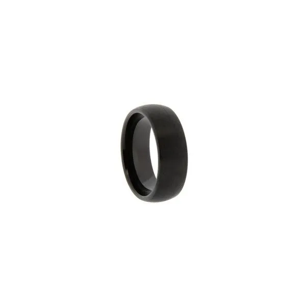 Black Tungsten Matte Finish Ring Tena's Fine Diamonds and Jewelry Athens, GA