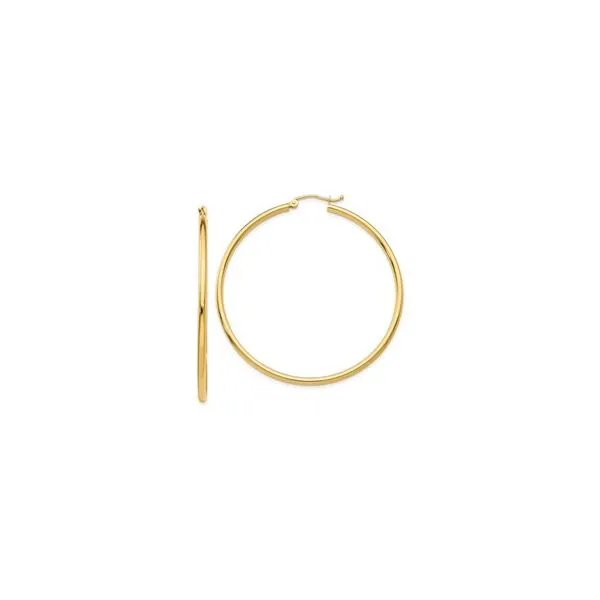 14Kt Gold Hoop Earrings Tena's Fine Diamonds and Jewelry Elberton, GA
