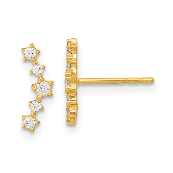 Gold Earrings Tena's Fine Diamonds and Jewelry Elberton, GA