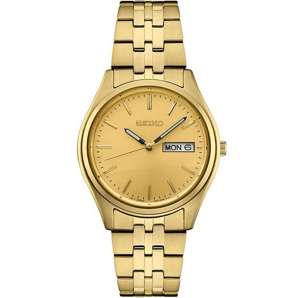 Seiko Men's Gold Watch With Diamonds Seiko Watch 002-525