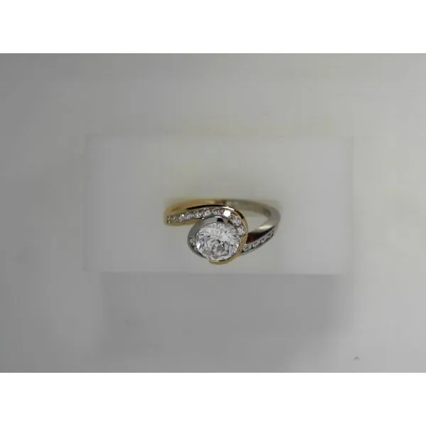 Two Tone 14K Gold Diamond Engagement Ring Tennies Jewelry Appleton, WI