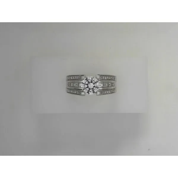 18K White Gold Diamond Engagement Ring Tennies Jewelry Appleton, WI
