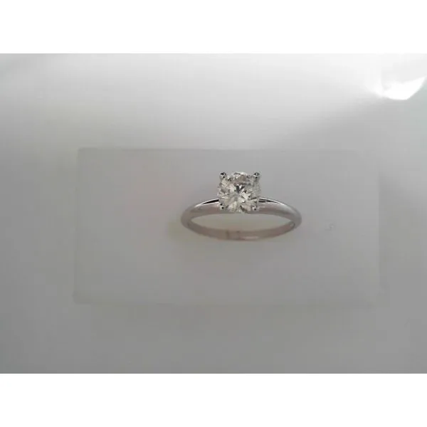 White 14 Karat Solitaire Diamond Engagement Ring Tennies Jewelry Appleton, WI
