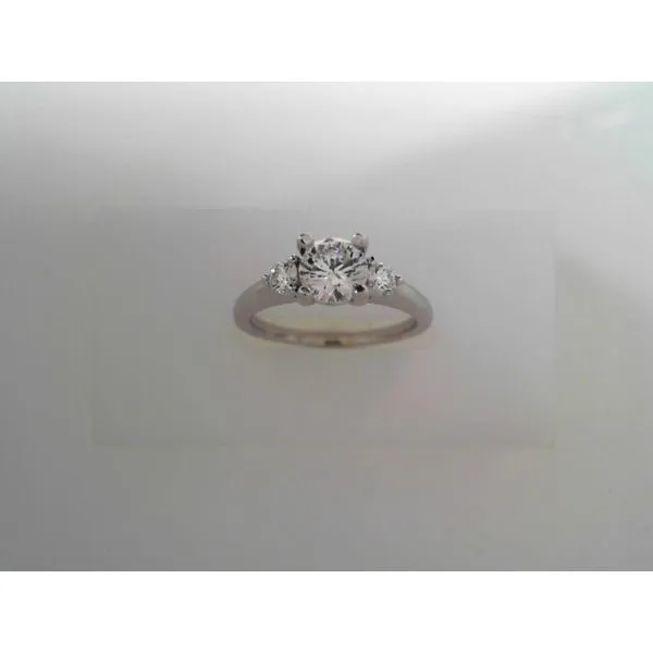 14K White Gold 3 Stone Engagement Ring Tennies Jewelry Appleton, WI