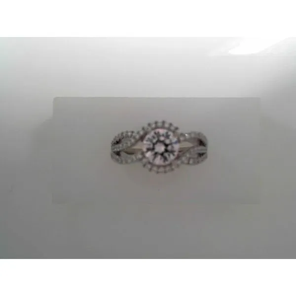 18 Karat White Gold Diamond Engagement Ring Tennies Jewelry Appleton, WI