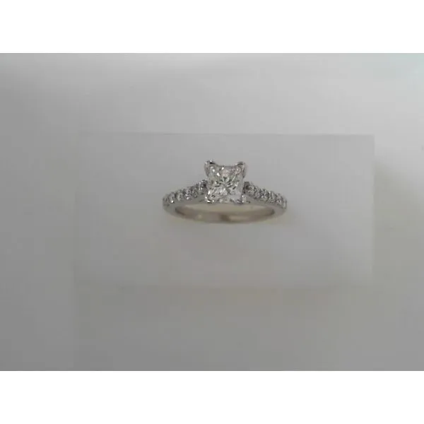 18K White Gold Princess Diamond Engagement Ring Tennies Jewelry Appleton, WI