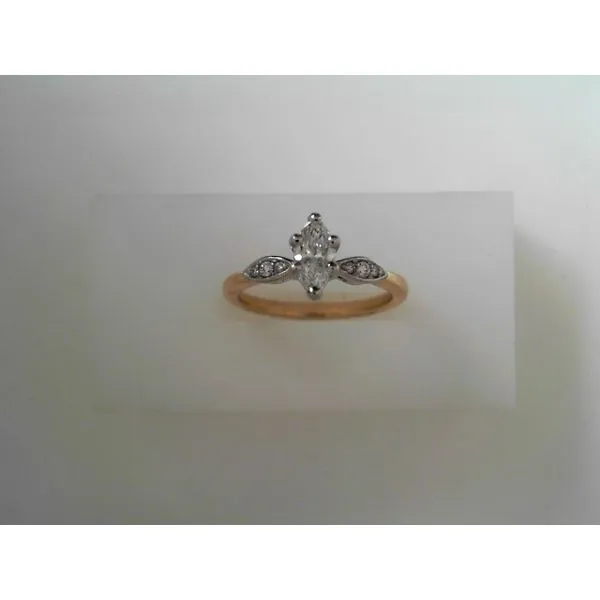 Yellow 14 Karat Marquise Diamond Engagement Ring Tennies Jewelry Appleton, WI