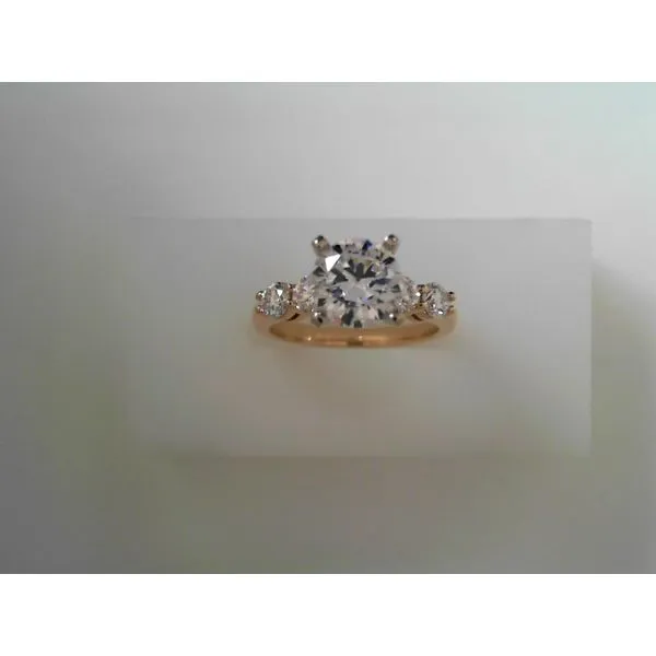 Yellow 14 Karat Rose Cut Diamond Engagement Ring Tennies Jewelry Appleton, WI