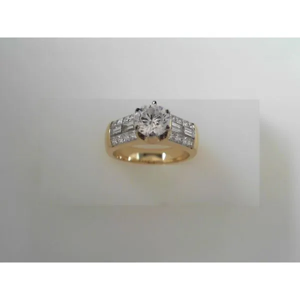 Yellow 18 Karat Diamond Engagement Ring Tennies Jewelry Appleton, WI