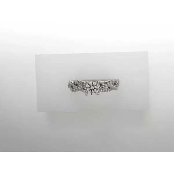 White 14 Karat Diamond Engagement Ring Tennies Jewelry Appleton, WI