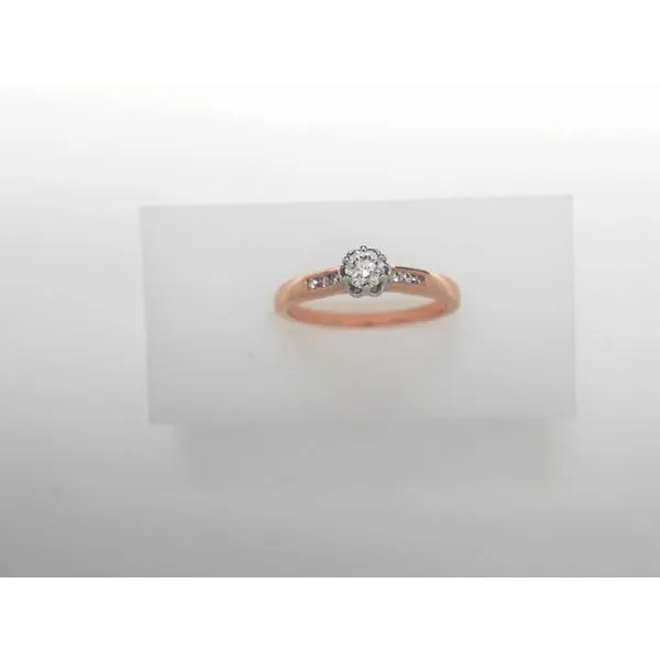 Rose 10 Karat Diamond Engagement Ring Tennies Jewelry Appleton, WI