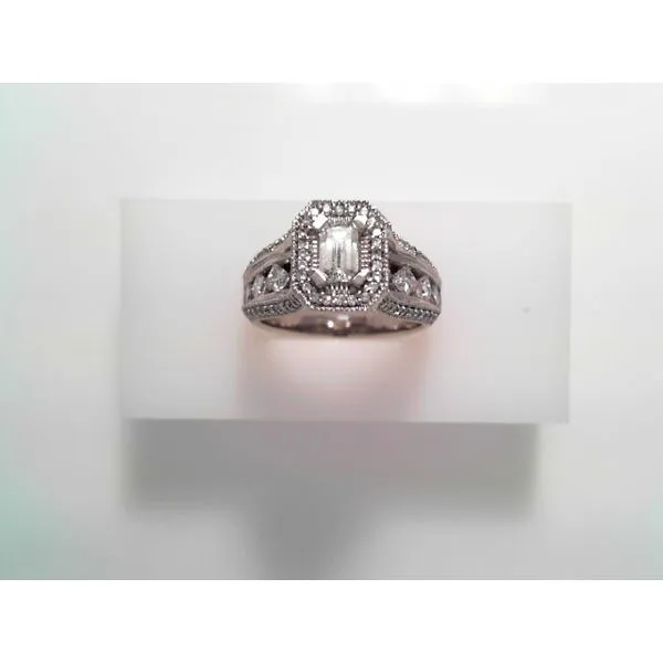 Women's 14K White Gold Contemporary Engagement Ring Image 2 Tennies Jewelry Appleton, WI