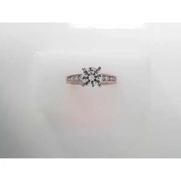 White 14 Karat Solitaire Engagement Ring Tennies Jewelry Appleton, WI