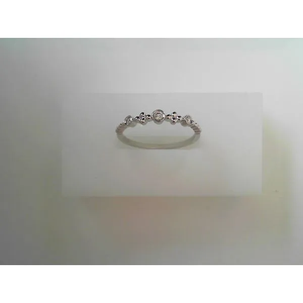 10K White Gold Diamond Stackable Fashion Ring Tennies Jewelry Appleton, WI