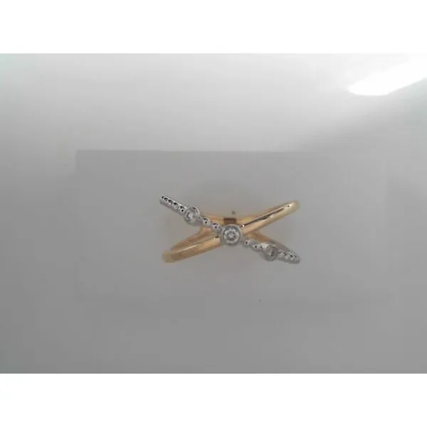 10 Karat Two-Tone Diamond Fashion Ring Tennies Jewelry Appleton, WI
