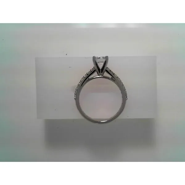 White Gold Contemporary Diamond Ring Setting Image 3 Tennies Jewelry Appleton, WI