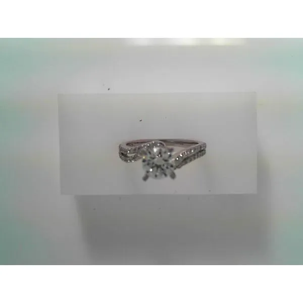 White Gold Contemporary Diamond Ring Setting Tennies Jewelry Appleton, WI