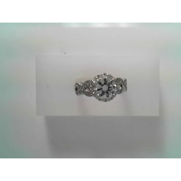 White Gold Contemporary Diamond Ring Setting Tennies Jewelry Appleton, WI