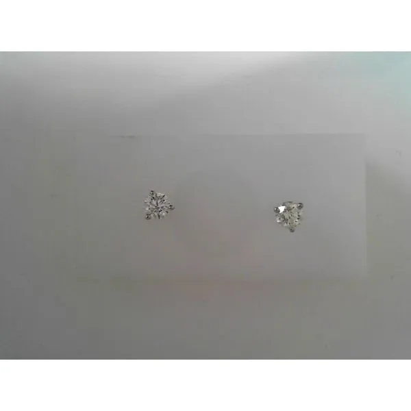14K White Diamond Stud Earrings Tennies Jewelry Appleton, WI
