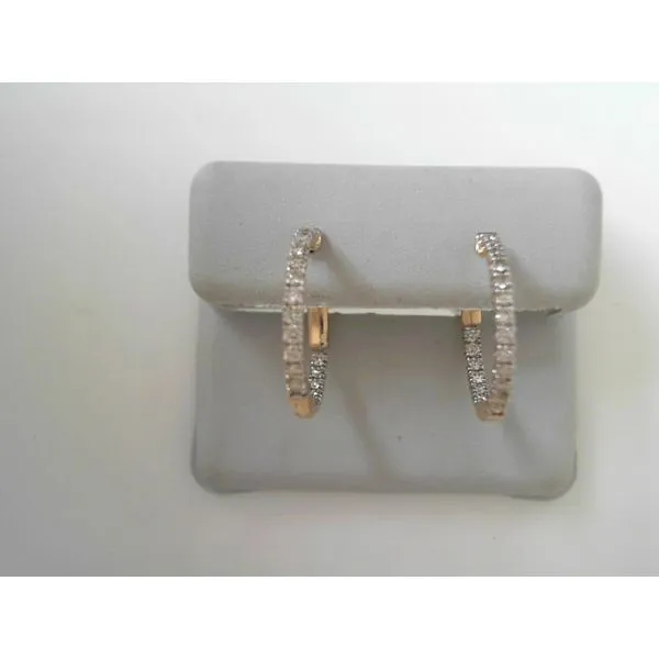 14K Yellow Diamond Earrings Tennies Jewelry Appleton, WI
