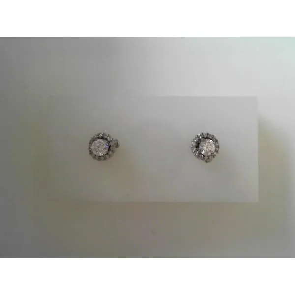 White 14 Karat Diamond Jacket Earrings Tennies Jewelry Appleton, WI