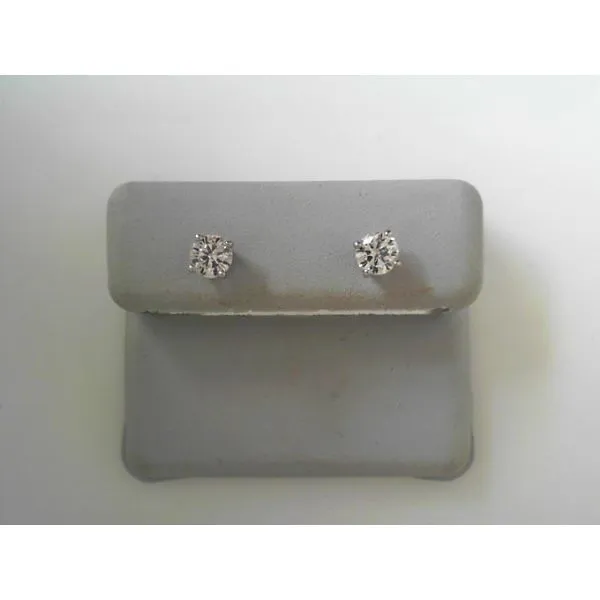 14K White Gold Diamond Earrings Tennies Jewelry Appleton, WI