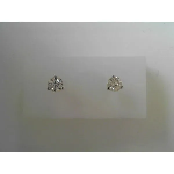 14K White Gold Diamond Earrings Tennies Jewelry Appleton, WI