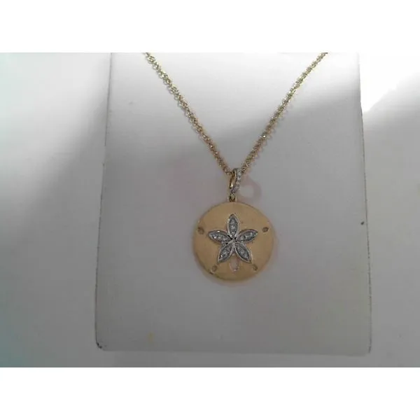 14K Yellow Gold Diamond Pendant Tennies Jewelry Appleton, WI