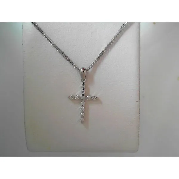 18K White Gold Diamond Pendant Tennies Jewelry Appleton, WI